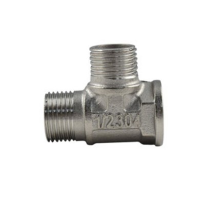 МАК Тройник 1/2"г х 1/2"ш х 1/2"ш из нерж. стали 304 МАК Тройник 1/2"г х 1/2"ш х 1/2"ш из нерж. стали 304