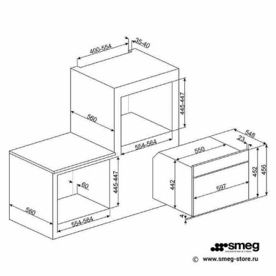 МИКРОВОЛНОВАЯ ПЕЧЬ SMEG SF4390MX МИКРОВОЛНОВАЯ ПЕЧЬ SMEG SF4390MX