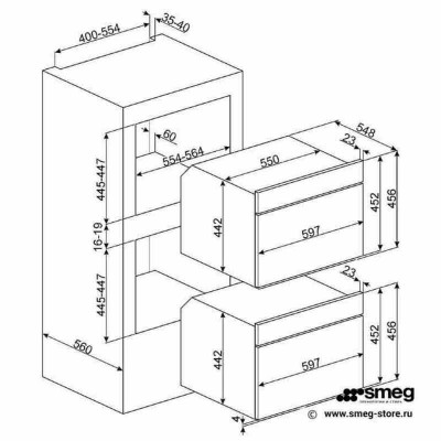 МИКРОВОЛНОВАЯ ПЕЧЬ SMEG SF4390MX МИКРОВОЛНОВАЯ ПЕЧЬ SMEG SF4390MX