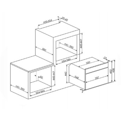 МИКРОВОЛНОВАЯ ПЕЧЬ SMEG SF4603MCNX МИКРОВОЛНОВАЯ ПЕЧЬ SMEG SF4603MCNX