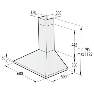 Вытяжка GORENJE WHC 63 CLB Вытяжка GORENJE WHC 63 CLB