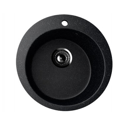 Мойка EcoStone ES-13-308 чёрный d=495мм Мойка EcoStone ES-13-308 чёрный d=495мм