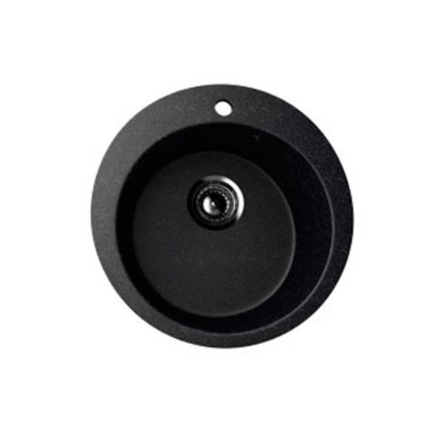 Мойка EcoStone ES-13-308 чёрный d=495мм Мойка EcoStone ES-13-308 чёрный d=495мм