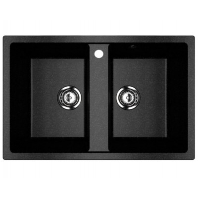 Мойка EcoStone ES-23-308 чёрный 775x495мм Мойка EcoStone ES-23-308 чёрный 775x495мм