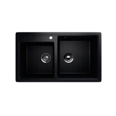 Мойка EcoStone ES-30-308 чёрный 840x485мм Мойка EcoStone ES-30-308 чёрный 840x485мм