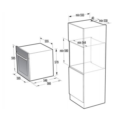 Духовой шкаф электрический GORENJE BOP798S54X Духовой шкаф электрический GORENJE BOP798S54X