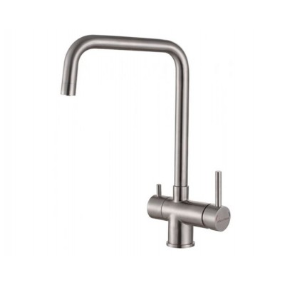 Смеситель PAULMARK Wetter We213030-SS нержавеющая сталь (с подкл. фильтра) Смеситель PAULMARK Wetter We213030-SS нержавеющая сталь (с подкл. фильтра)