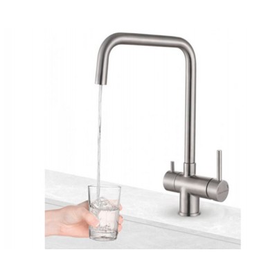 Смеситель PAULMARK Wetter We213030-SS нержавеющая сталь (с подкл. фильтра) Смеситель PAULMARK Wetter We213030-SS нержавеющая сталь (с подкл. фильтра)