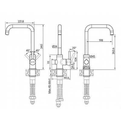 Смеситель PAULMARK Logas Lo213021-401TB антрацит полностью (с подкл. фильтра) Смеситель PAULMARK Logas Lo213021-401TB антрацит полностью (с подкл. фильтра)