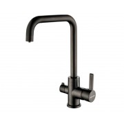 Смеситель PAULMARK Logas Lo213021-GM воронённая сталь (с подкл. фильтра)