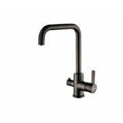 Смеситель PAULMARK Logas Lo213021-GM воронённая сталь (с подкл. фильтра)