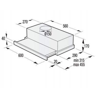 Вытяжка GORENJE BHP62CLB Вытяжка GORENJE BHP62CLB