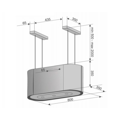 Вытяжка Konigin Serenity White 80 Вытяжка Konigin Serenity White 80