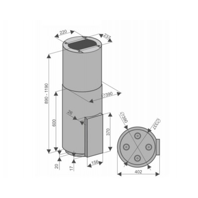 Вытяжка Konigin Equilibrium Steel Glass Вытяжка Konigin Equilibrium Steel Glass