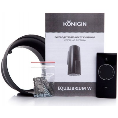 Вытяжка Konigin Equilibrium W Steel Glass Вытяжка Konigin Equilibrium W Steel Glass