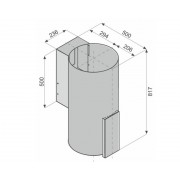 Вытяжка Konigin Equilibrium W Steel Glass