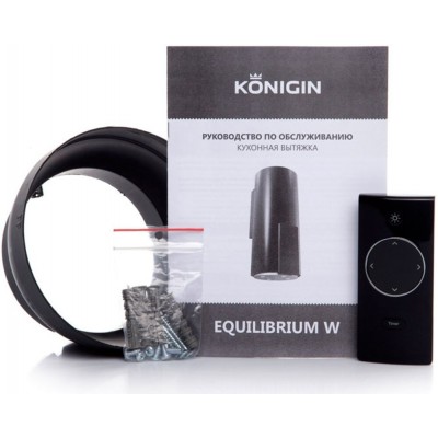 Вытяжка Konigin Equilibrium W Black Glass Вытяжка Konigin Equilibrium W Black Glass
