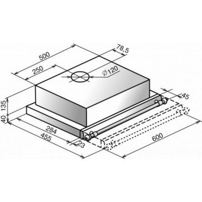 Встраиваемая вытяжка Эликор Интегра 60 крем/рейлинг бронза Встраиваемая вытяжка Эликор Интегра 60 крем/рейлинг бронза