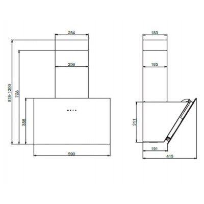Вытяжка Эликор Антрацит белый/белое стекло 60П-650-Е3Д Вытяжка Эликор Антрацит белый/белое стекло 60П-650-Е3Д