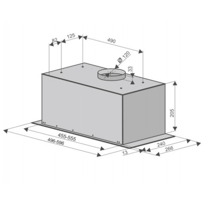 Вытяжка Konigin Flatbox Inox 60 Вытяжка Konigin Flatbox Inox 60
