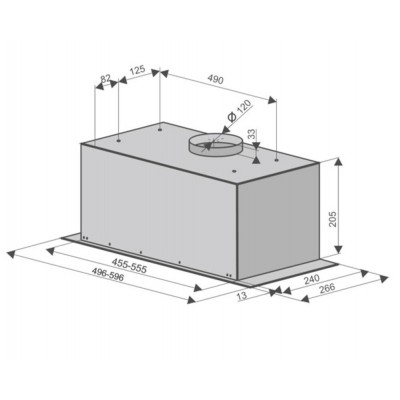 Вытяжка Konigin Flatbox Full Black 60 Вытяжка Konigin Flatbox Full Black 60