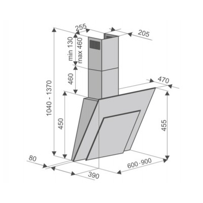 Вытяжка Konigin Cleona Black 90 Вытяжка Konigin Cleona Black 90