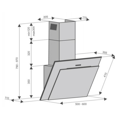 Вытяжка Konigin Terra Ivory 60 Вытяжка Konigin Terra Ivory 60