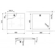Варочная поверхность электрическая SMEG SE264TD