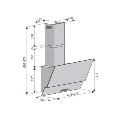 Вытяжка Konigin Oriole White 60 Вытяжка Konigin Oriole White 60