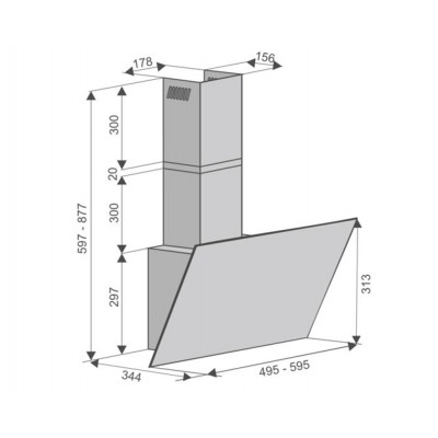 Вытяжка Konigin Colibri Tech Ivory 50 Вытяжка Konigin Colibri Tech Ivory 50