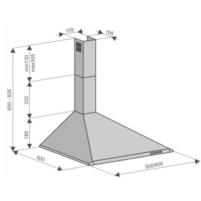 Вытяжка Konigin Mia White 60 Вытяжка Konigin Mia White 60