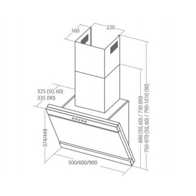 Вытяжка AKPO WK-4 Kastos eco 50 см. белый Вытяжка AKPO WK-4 Kastos eco 50 см. белый