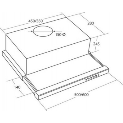 ВСТРАИВАЕМАЯ ВЫТЯЖКА AKPO WK-7 Light twin 60 см. белый ВСТРАИВАЕМАЯ ВЫТЯЖКА AKPO WK-7 Light twin 60 см. белый