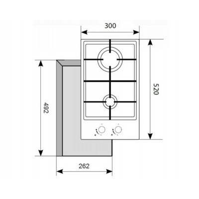 Варочная поверхность газовая AKPO PGA302 FGC IV Варочная поверхность газовая AKPO PGA302 FGC IV