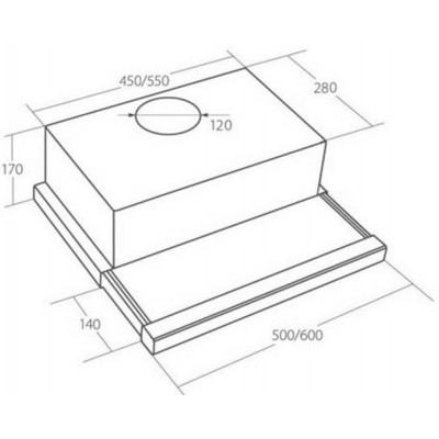 ВСТРАИВАЕМАЯ ВЫТЯЖКА AKPO WK-7 Light eco 50 см. беж. ВСТРАИВАЕМАЯ ВЫТЯЖКА AKPO WK-7 Light eco 50 см. беж.