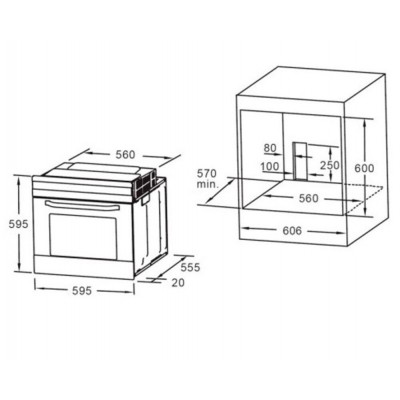 Духовой шкаф электрический AKPO РЕА 7009 MED04 IV Духовой шкаф электрический AKPO РЕА 7009 MED04 IV