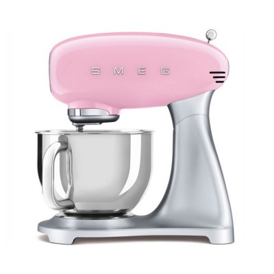 Планетарный миксер SMEG SMF02PKEU розовый Планетарный миксер SMEG SMF02PKEU розовый