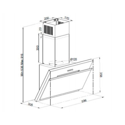 Вытяжка SIMFER 8616 SM Вытяжка SIMFER 8616 SM