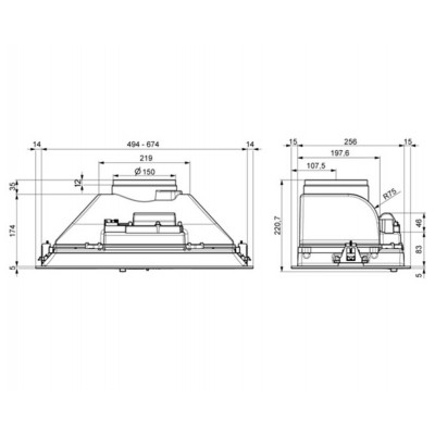 Вытяжка Эликор Врезной блок BREEZE 70 нерж 70Н-450-П3Д Вытяжка Эликор Врезной блок BREEZE 70 нерж 70Н-450-П3Д