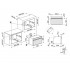 Микроволновая печь встраиваемая SMEG SF4301MX Микроволновая печь встраиваемая SMEG SF4301MX