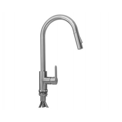 Смеситель MAGNUS 9127 С-образный излив, нерж. Смеситель MAGNUS 9127 С-образный излив, нерж.