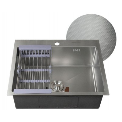 Кухонная мойка FABIA PROFI 600x500 ДЕКОР+корзина Кухонная мойка FABIA PROFI 600x500 ДЕКОР+корзина