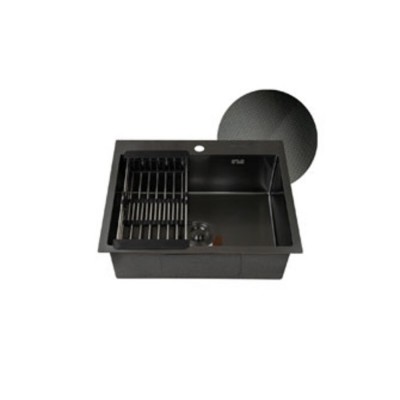 Мойка FABIA PROFI 600x500 ГРАФИТ ДЕКОР +корзина Мойка FABIA PROFI 600x500 ГРАФИТ ДЕКОР +корзина
