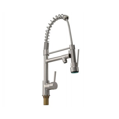 Смеситель BRIMIX 8250 гибкий пруж. излив, с доп. поворотный излив, хром. Смеситель BRIMIX 8250 гибкий пруж. излив, с доп. поворотный излив, хром.