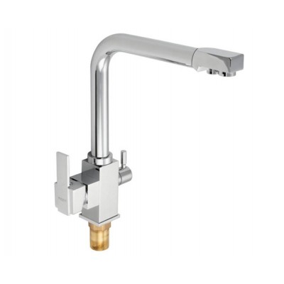 Смеситель MAGNUS 8154 Г-образный излив, с подкл. фильтра, хром Смеситель MAGNUS 8154 Г-образный излив, с подкл. фильтра, хром