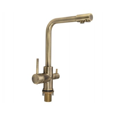 Смеситель MAGNUS 8248 Г-образный излив, с подкл. фильтра, бронза Смеситель MAGNUS 8248 Г-образный излив, с подкл. фильтра, бронза