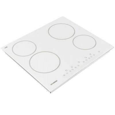 Варочная поверхность электрическая Hyundai HHE 6450 WG белый Варочная поверхность электрическая Hyundai HHE 6450 WG белый
