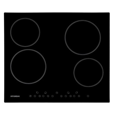 Варочная поверхность электрическая Hyundai HHE 6450 BG черный Варочная поверхность электрическая Hyundai HHE 6450 BG черный