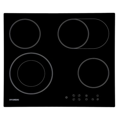 Варочная поверхность электрическая Hyundai HHE 6670 BG черный Варочная поверхность электрическая Hyundai HHE 6670 BG черный