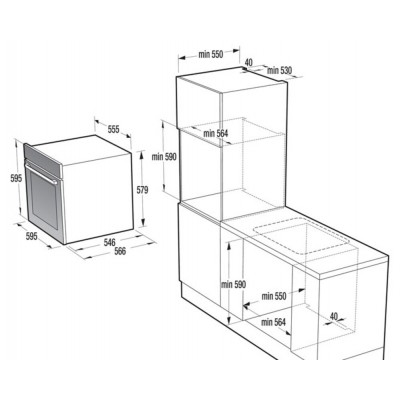 Духовой шкаф электрический GORENJE BOP798S37BG Духовой шкаф электрический GORENJE BOP798S37BG